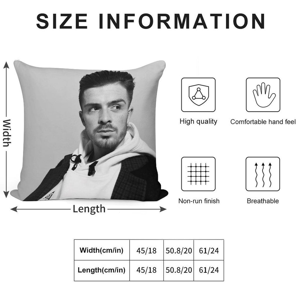 Jack G Soft Fade-Resistant Throw Pillow