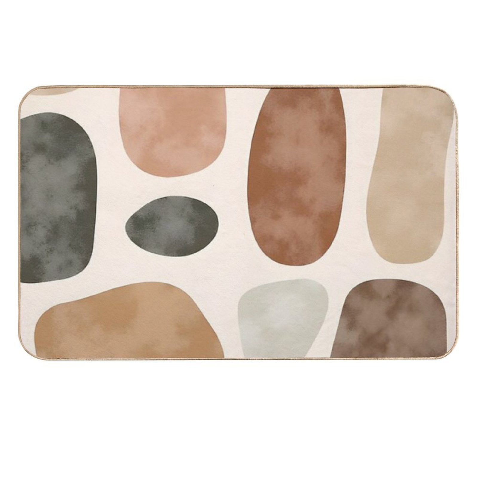 Abstract Boho  Stain-Proof Bath Mat