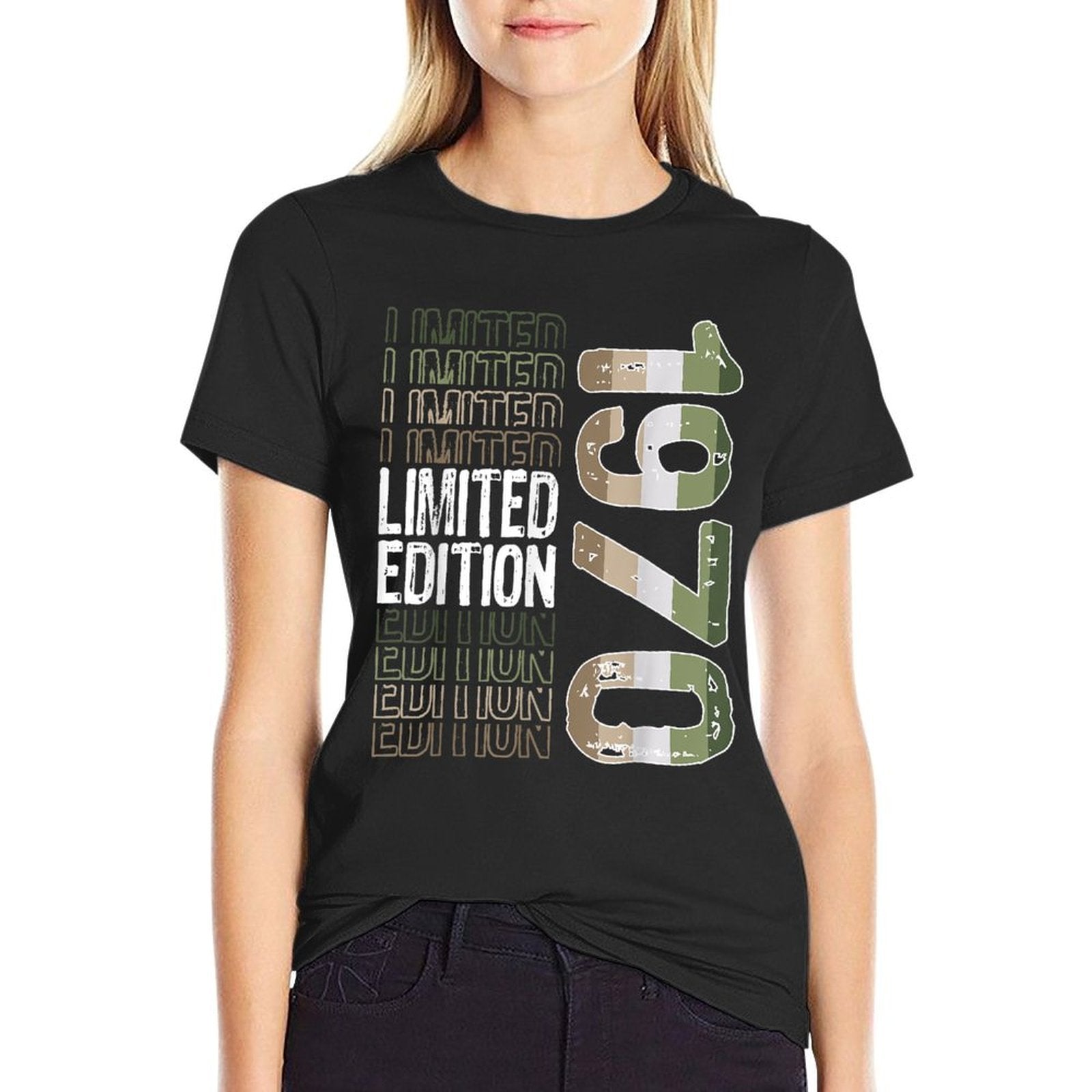 Limited Edition Vintage 1970 Retro Birthday  High-quality Stitching T-Shirt