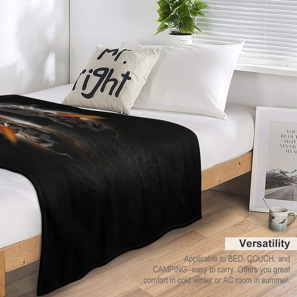 Ned Kelly Sustainable Throw Blanket