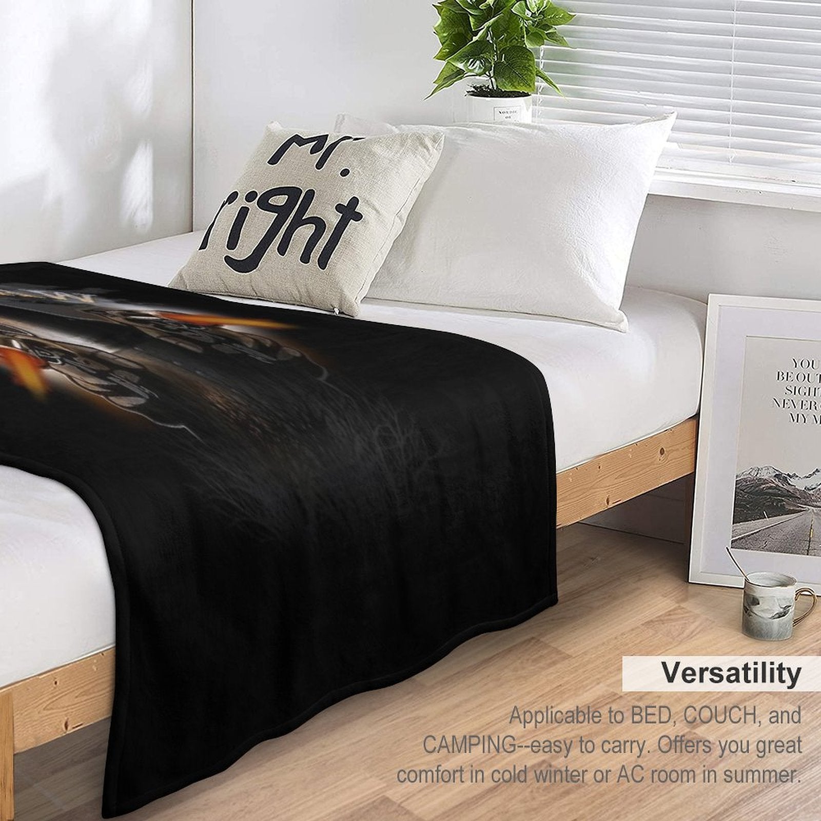 Ned Kelly Sustainable Throw Blanket