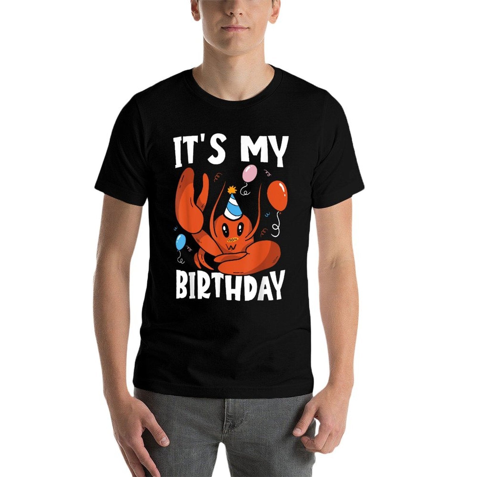It's My Birthday - Boys Crawfish Birthday  Relaxed-fit T-Shirt
