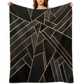 Black Night Lightweight Throw Blanket