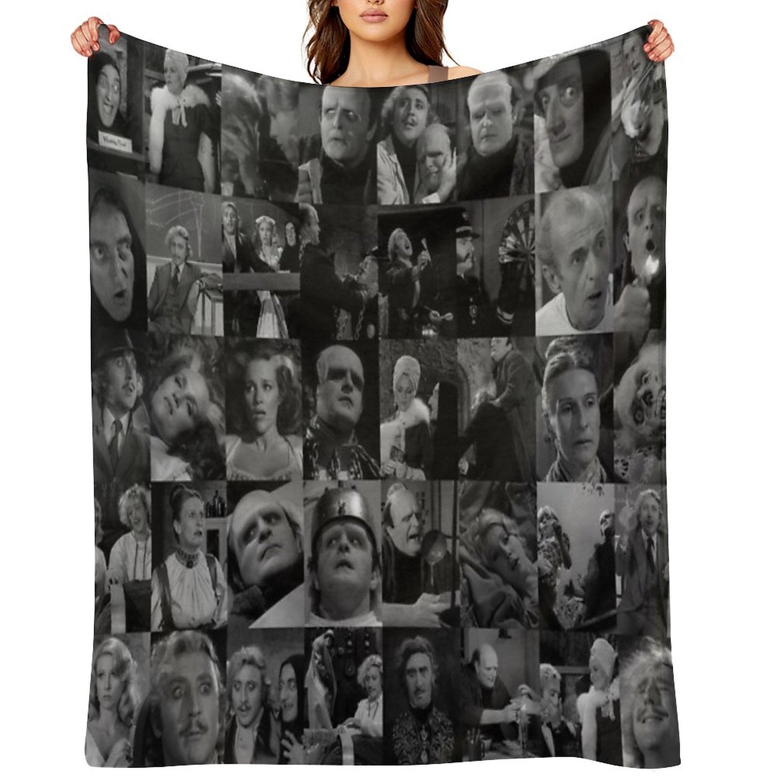Young Frankenstein Plush Throw Blanket