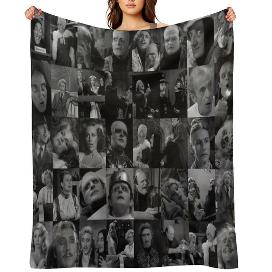 Young Frankenstein Plush Throw Blanket
