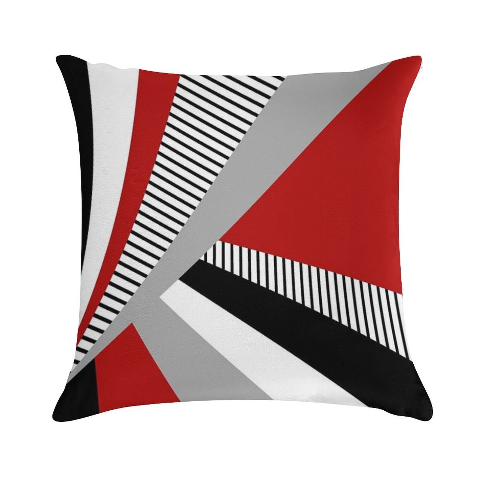 Colorful Geometry Soft Washable Throw Pillow
