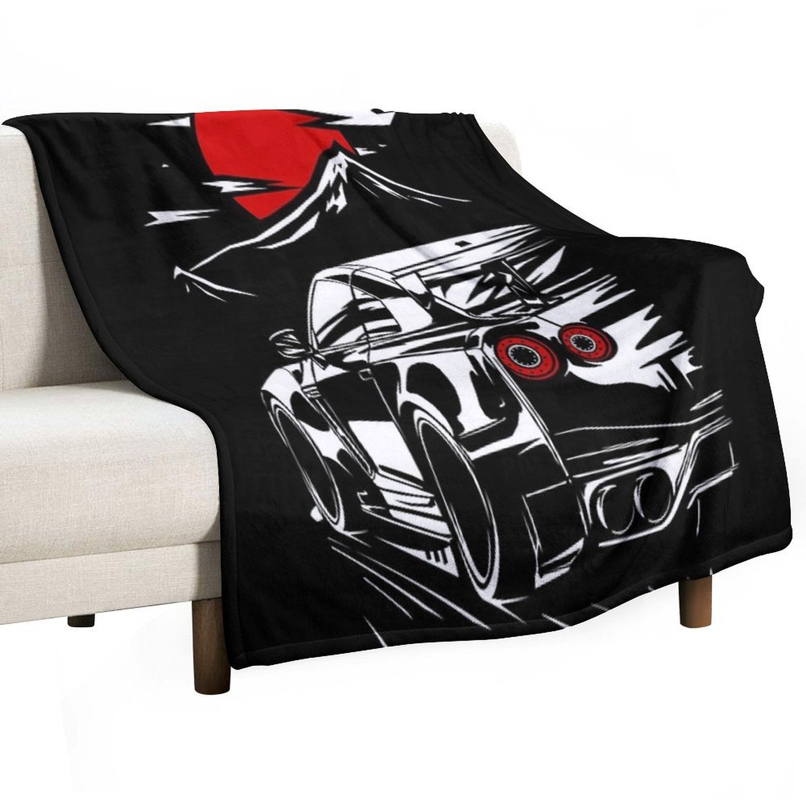 Nissan GT-R Nismo Haruna Lightweight Throw Blanket
