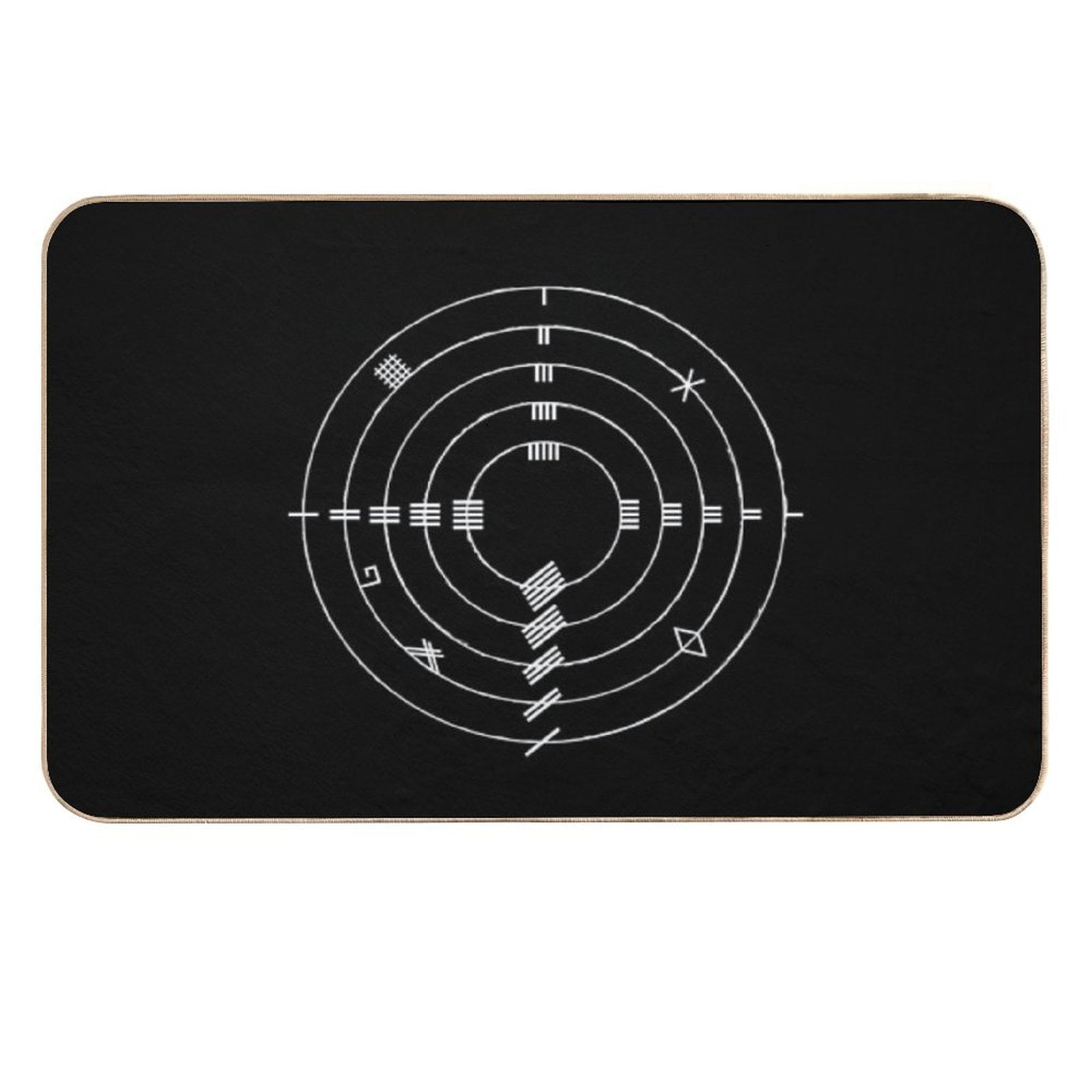 Ogham Wheel  Eco-Friendly Bath Mat