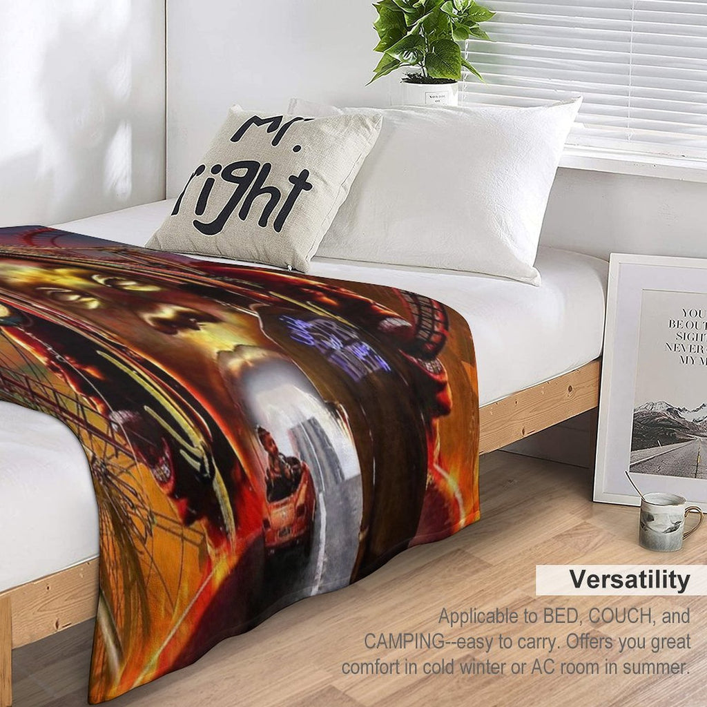 Astroworld Art Eco-conscious Throw Blanket