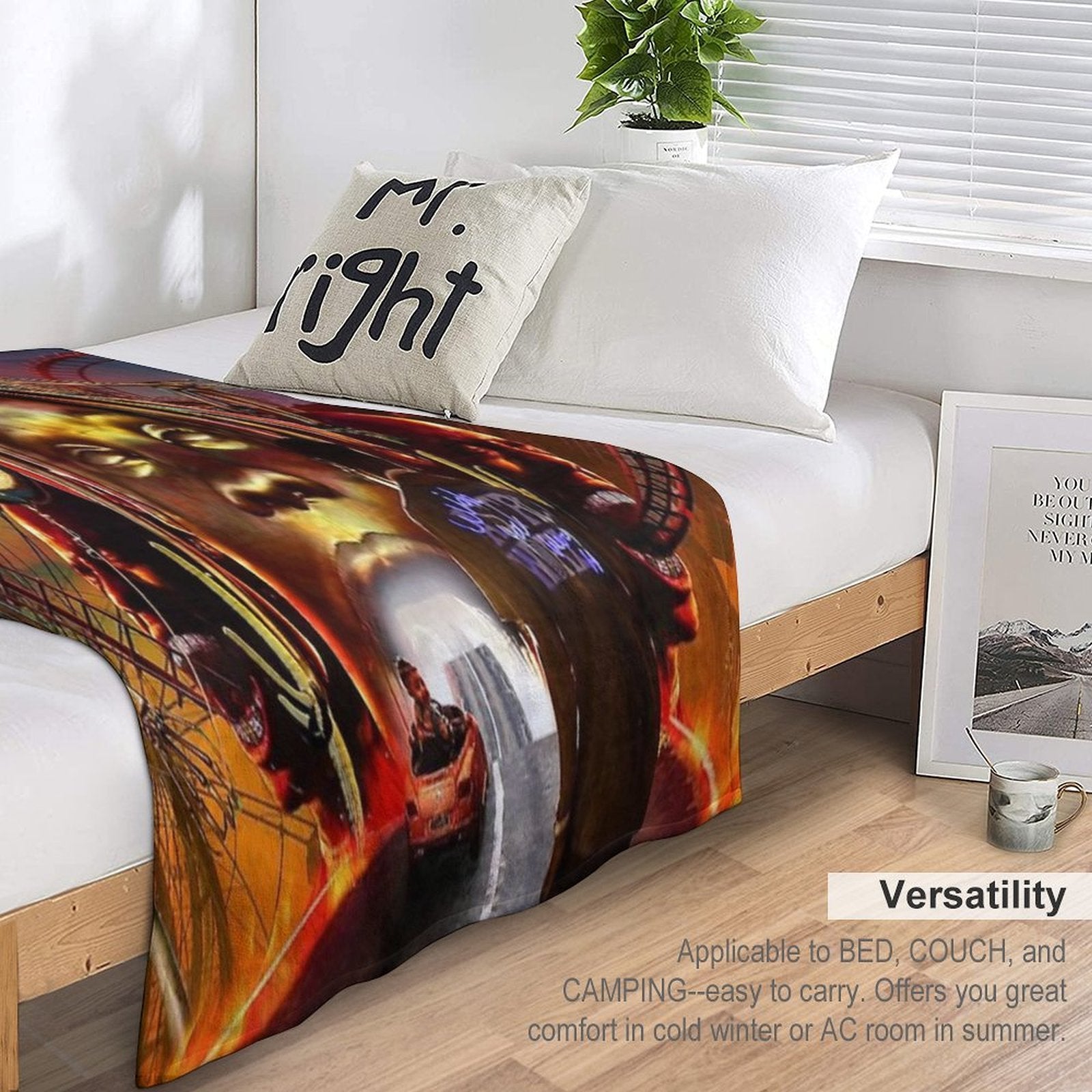 Astroworld Art Eco-conscious Throw Blanket