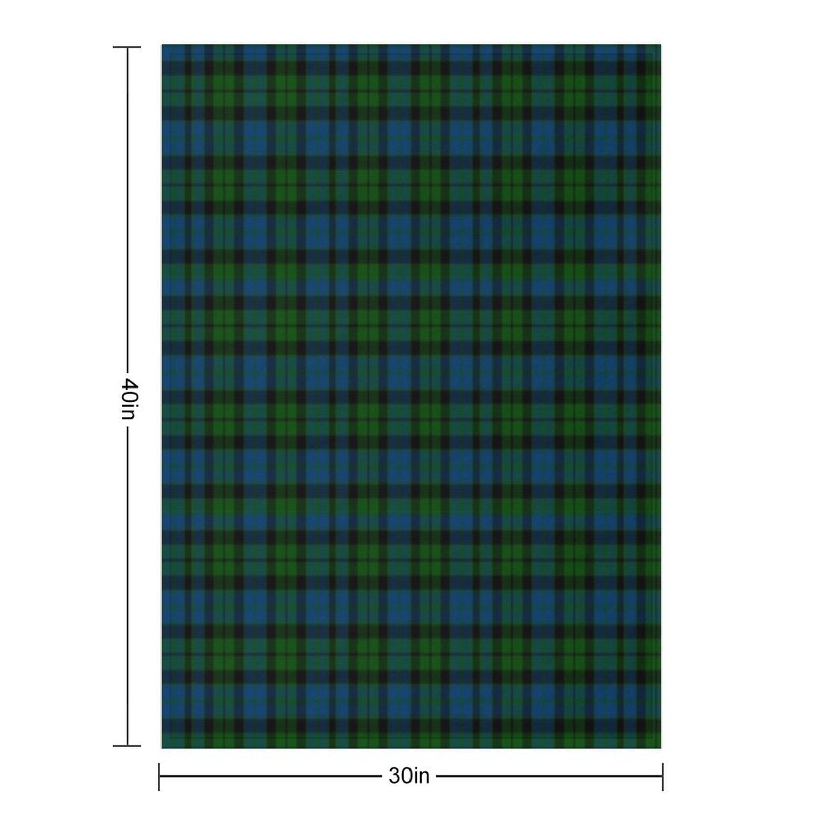Clan Mackay Tartan Versatility Throw Blanket