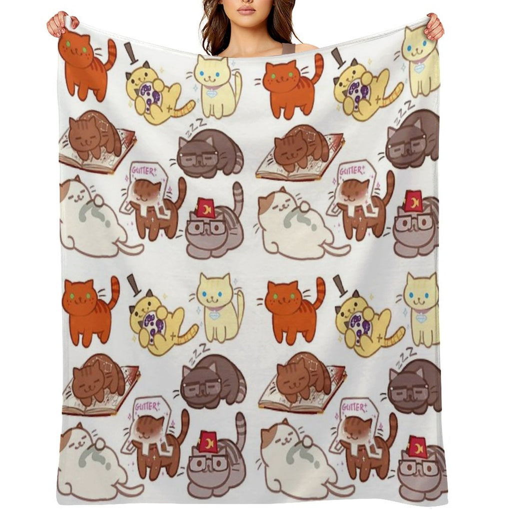 Kitty Falls Lightweight Throw Blanket