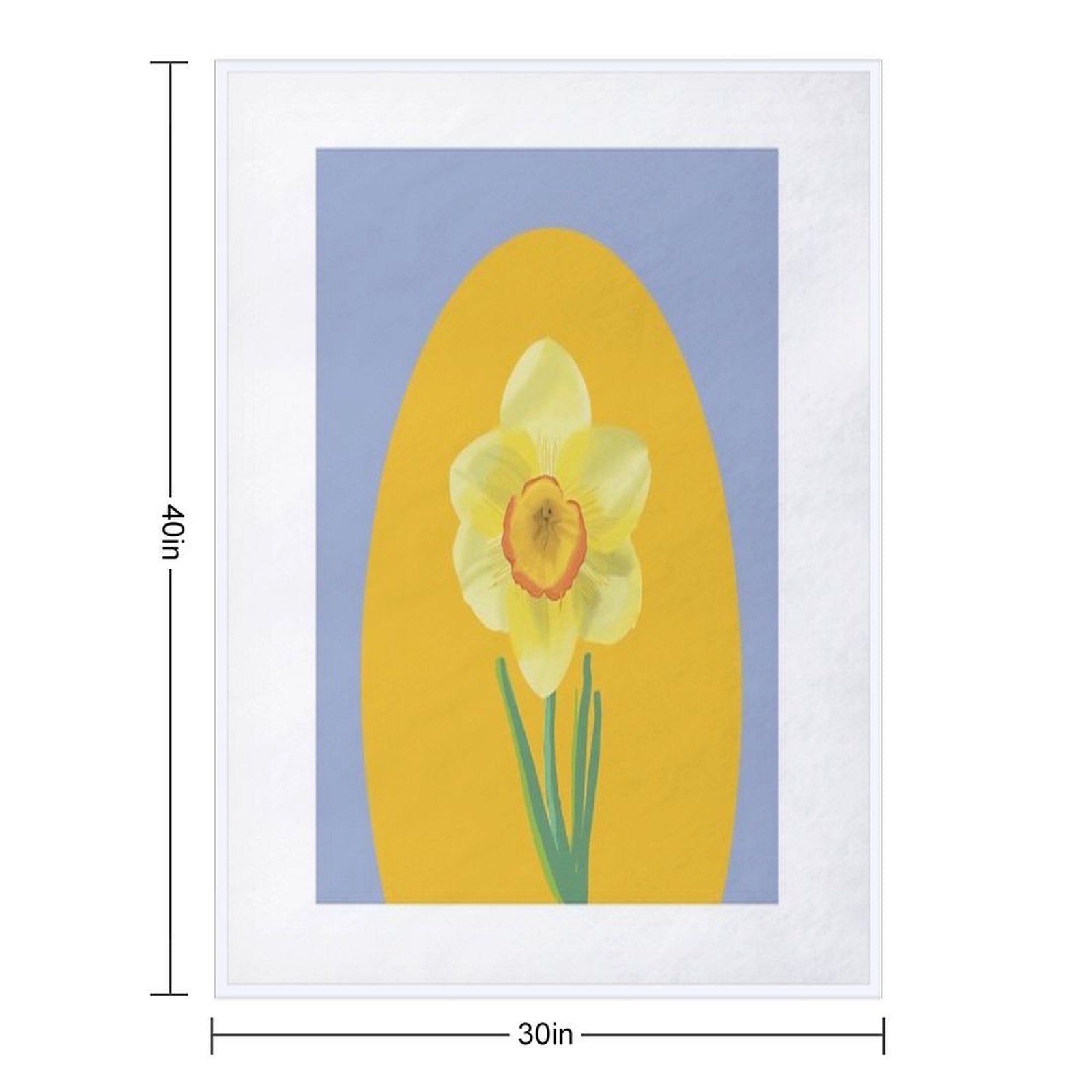 Daffodil Durable Throw Blanket