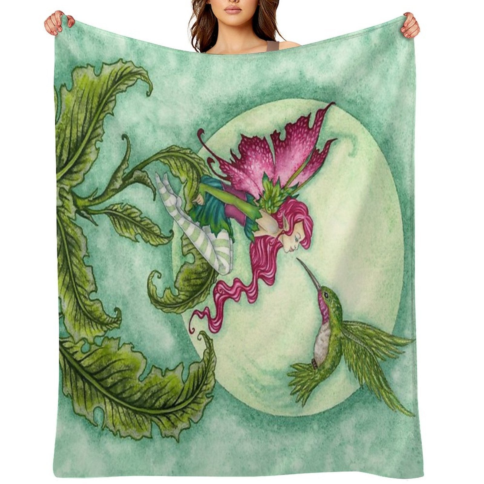 Flirting Eco-conscious Throw Blanket