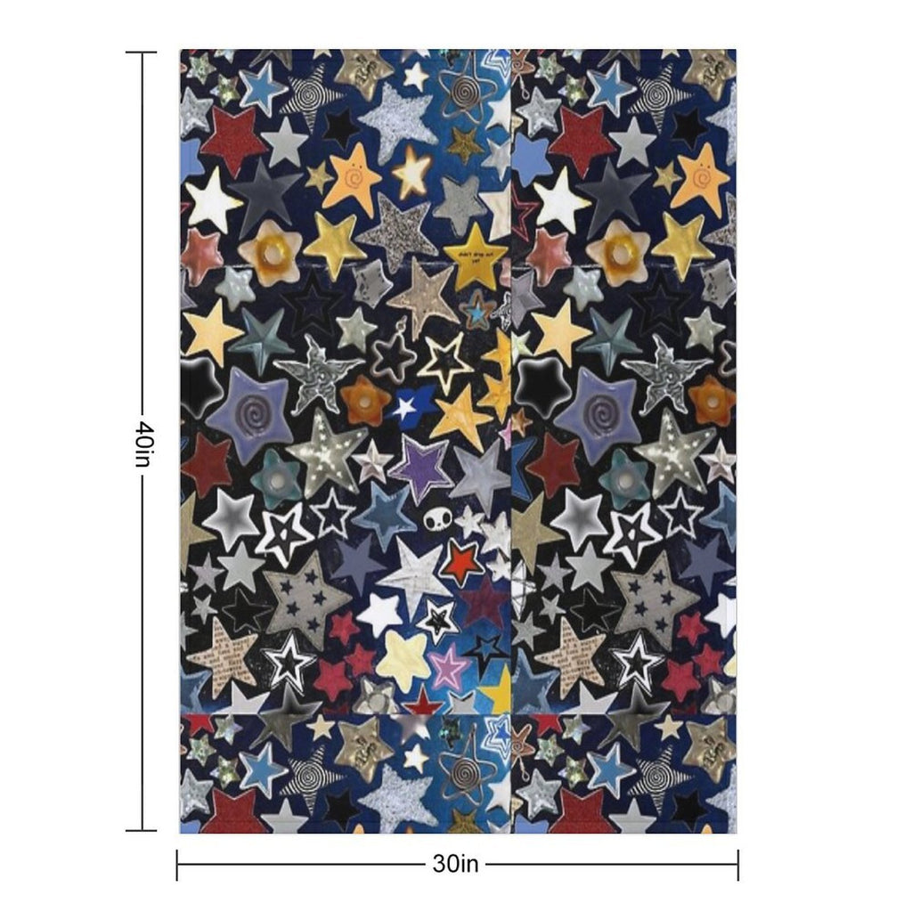 Random Digital Art Inspired by Nature Quick-dry Throw Blanket