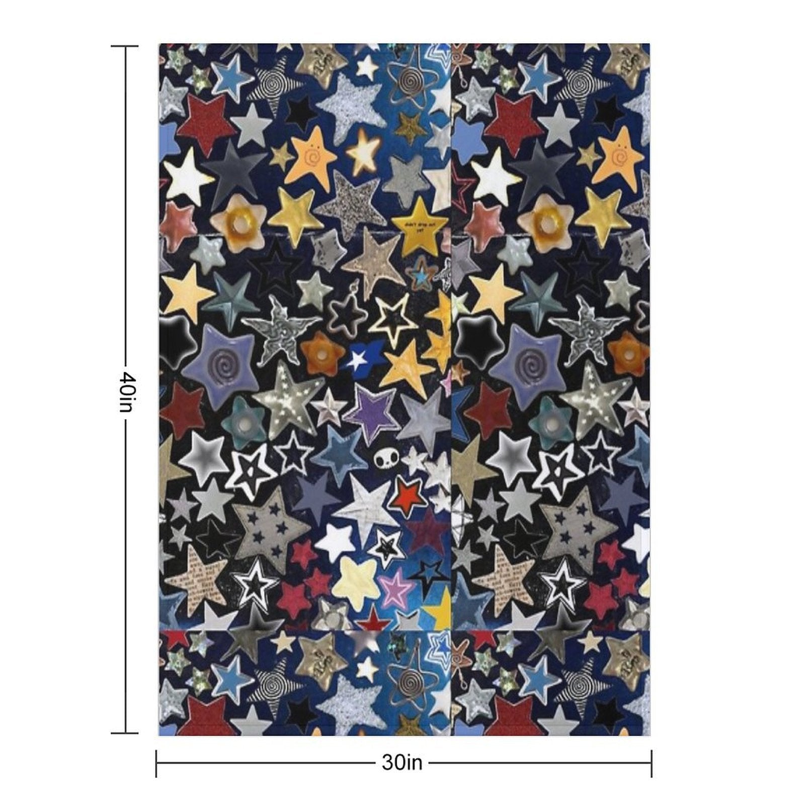 Random Digital Art Inspired by Nature Quick-dry Throw Blanket