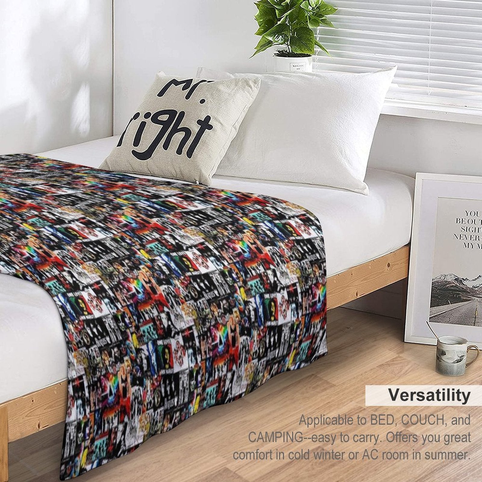 Rock Collage Anti-pilling Throw Blanket
