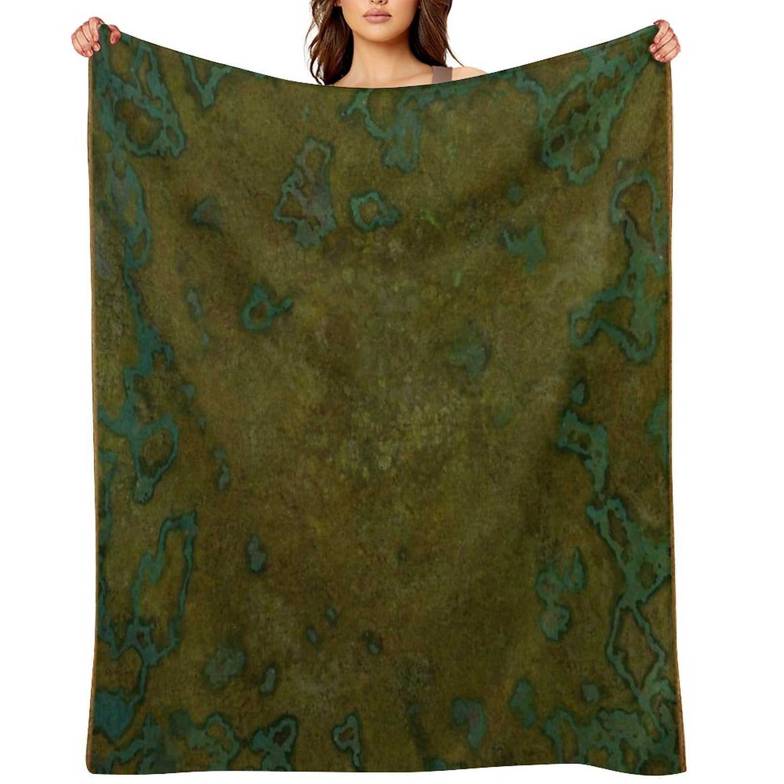 Highland Swamp 001 Battle Map for Tabletop Gaming Miniatures RPG Quick-dry Throw Blanket