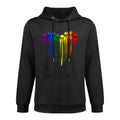 LGBT Gay Pride Skull Rainbow Heart LGBT Support Easy Care Hoodie