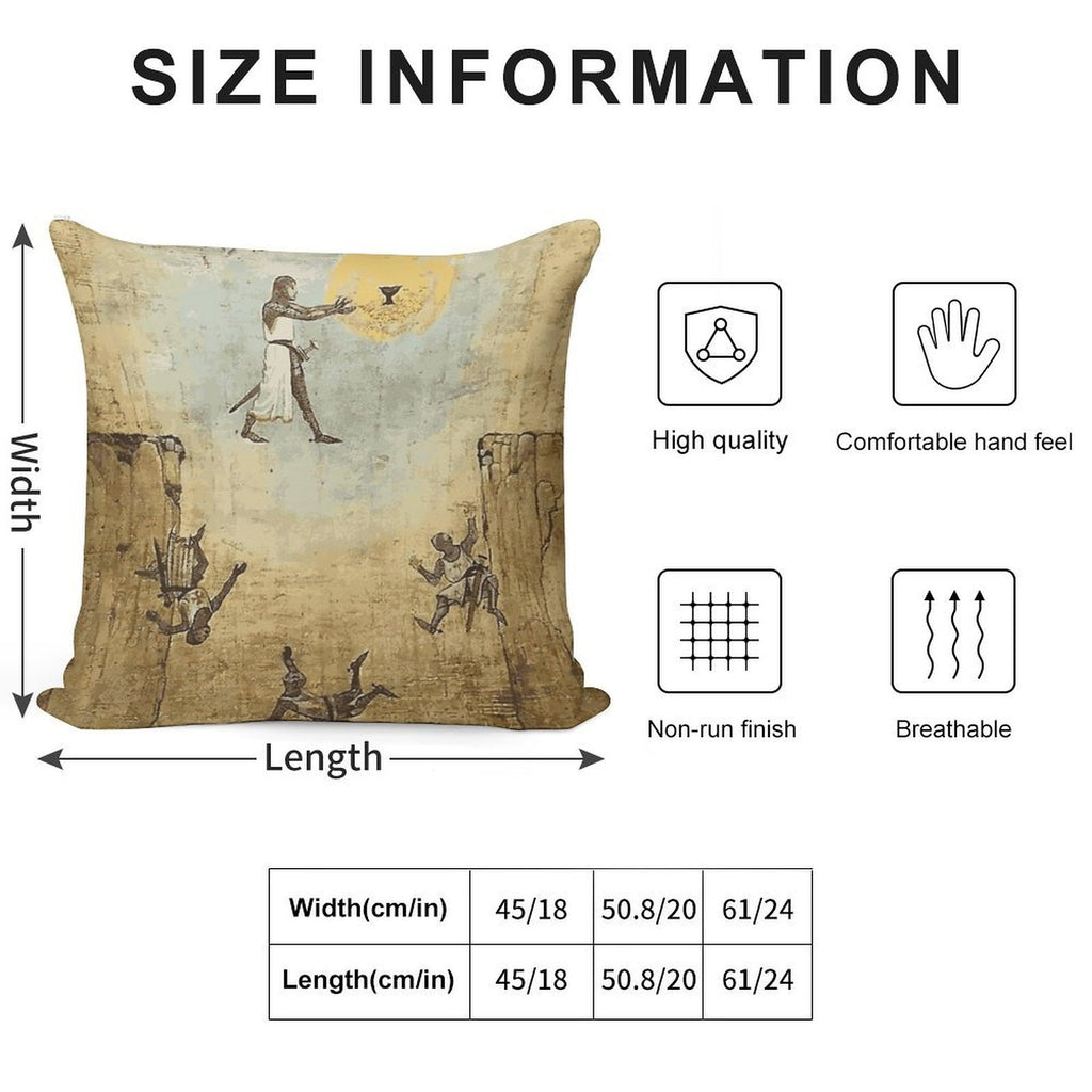 Jump of Faith Soft Skin-Friendly Throw Pillow