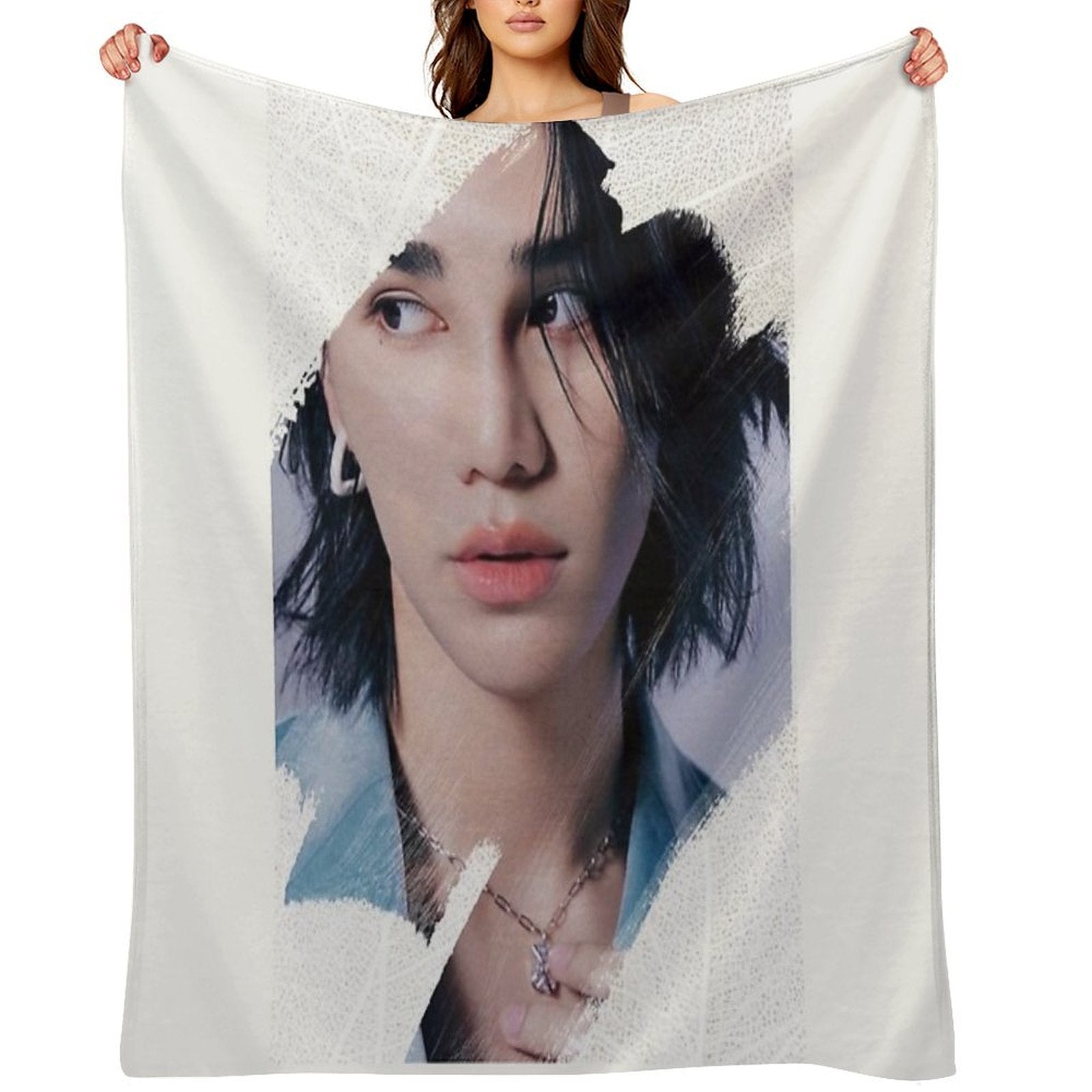 Jeff Satur Saturdayss Favourite Boy BL SERIES Star Actor Thai Asian Cutie Pie Compact Throw Blanket