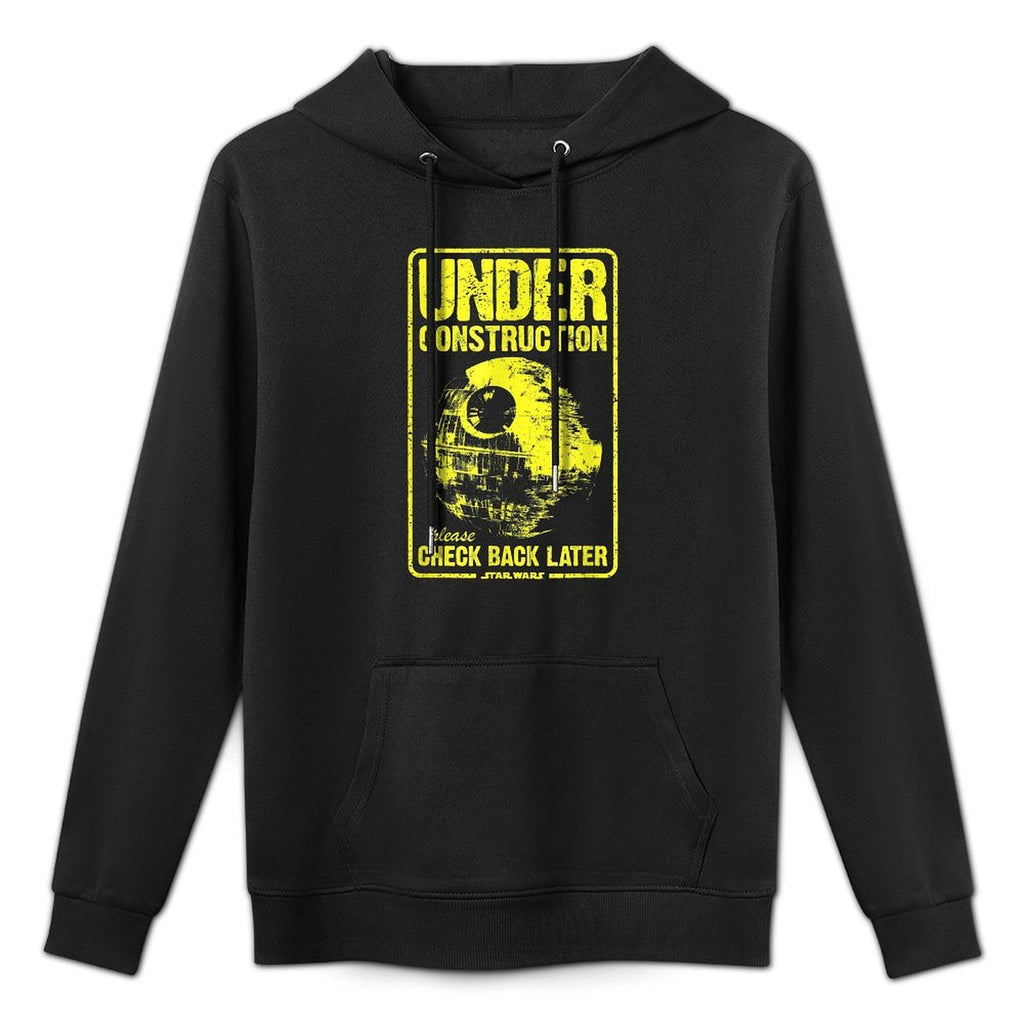 Star Wars Classic Death Star Under Construction Vintage Sign Casual Wear Hoodie