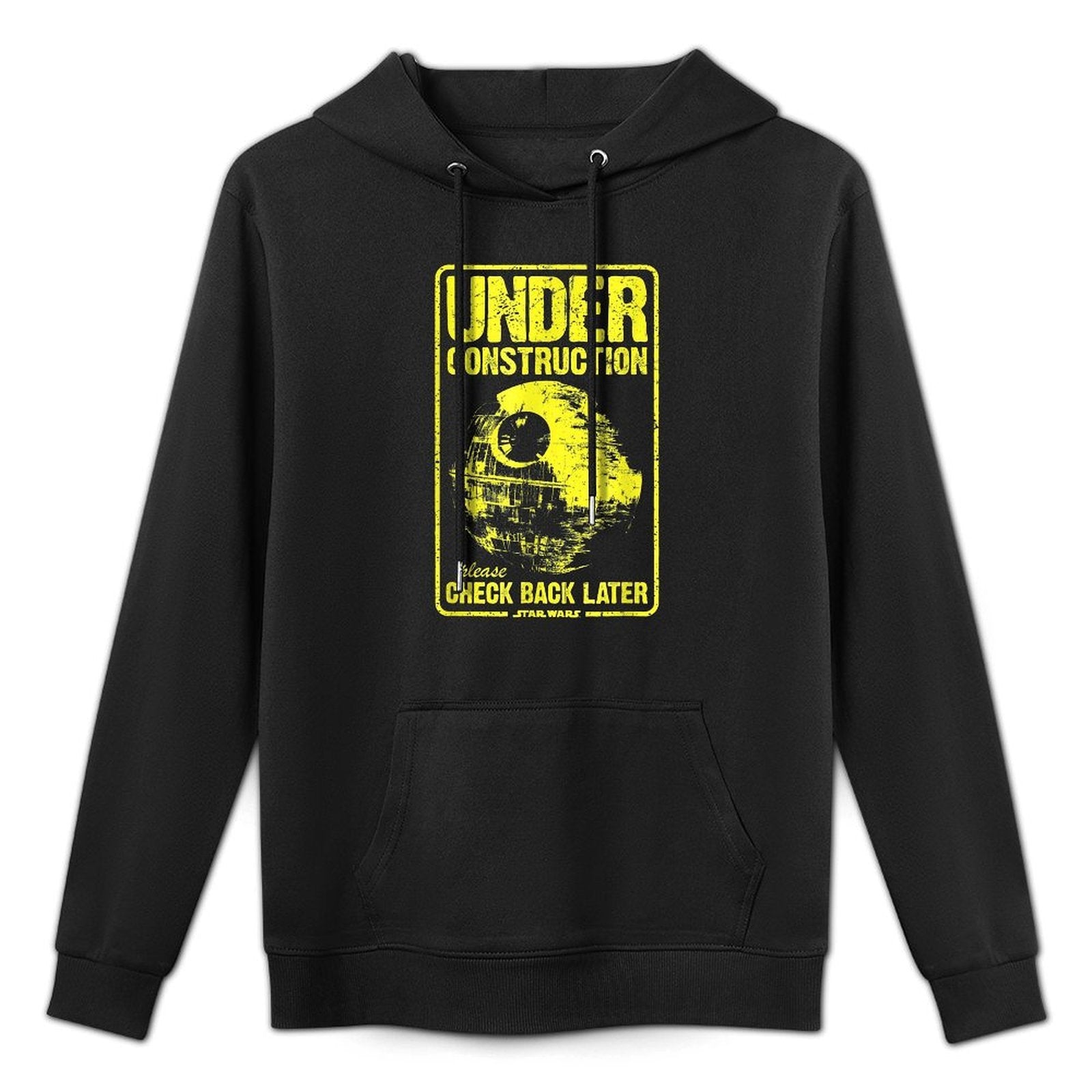 Star Wars Classic Death Star Under Construction Vintage Sign Casual Wear Hoodie