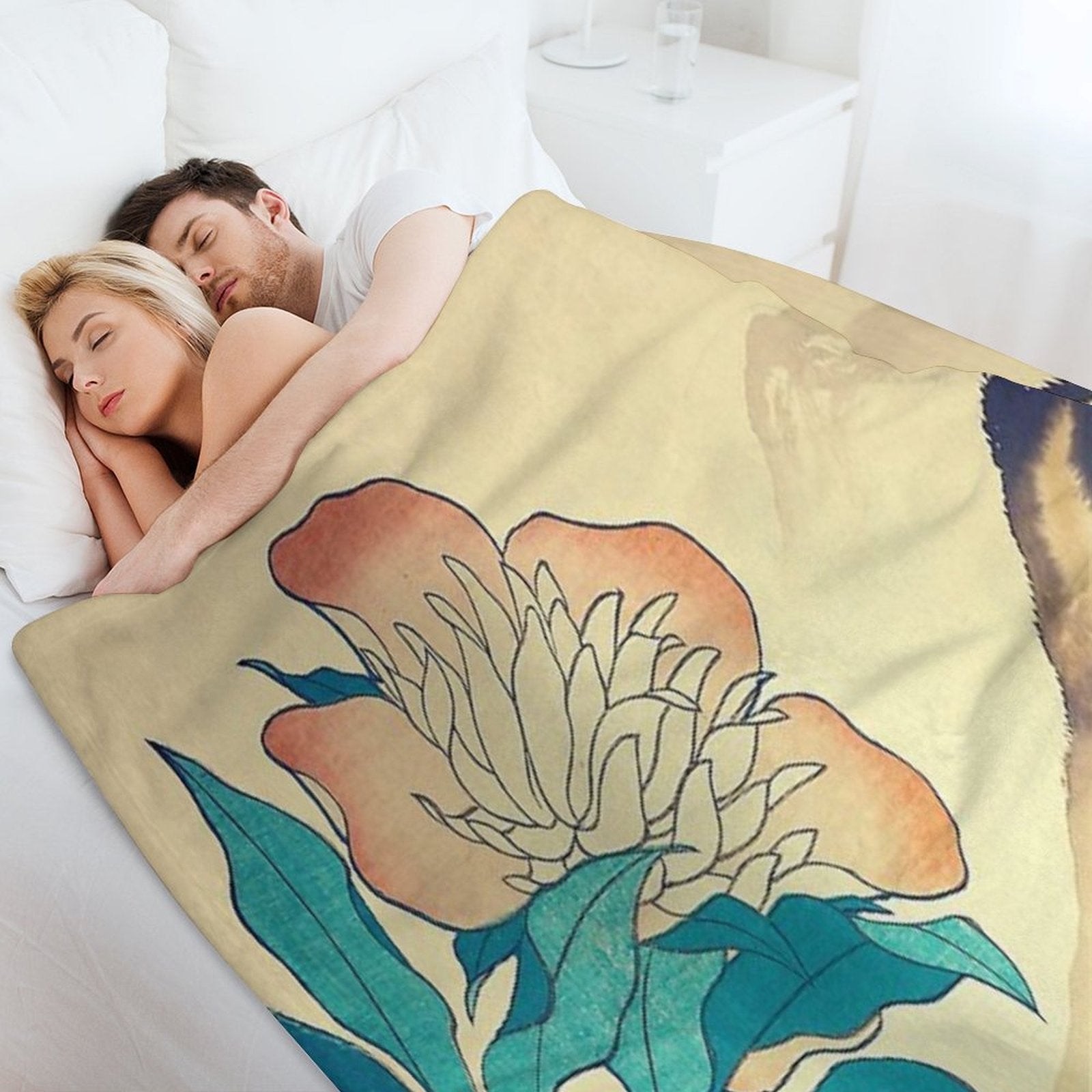 Mutual Admiration in Dana - Nature Landscape Multi-functional Throw Blanket