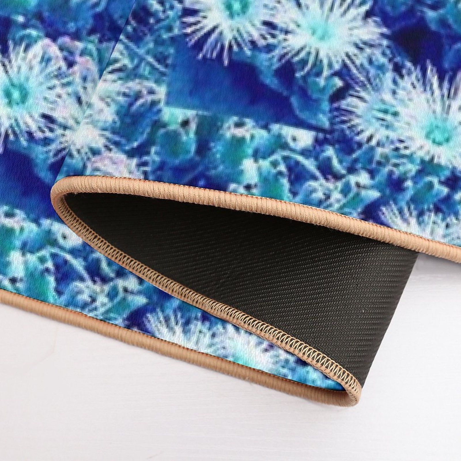 Blue Nature  Non-Slip Bath Mat