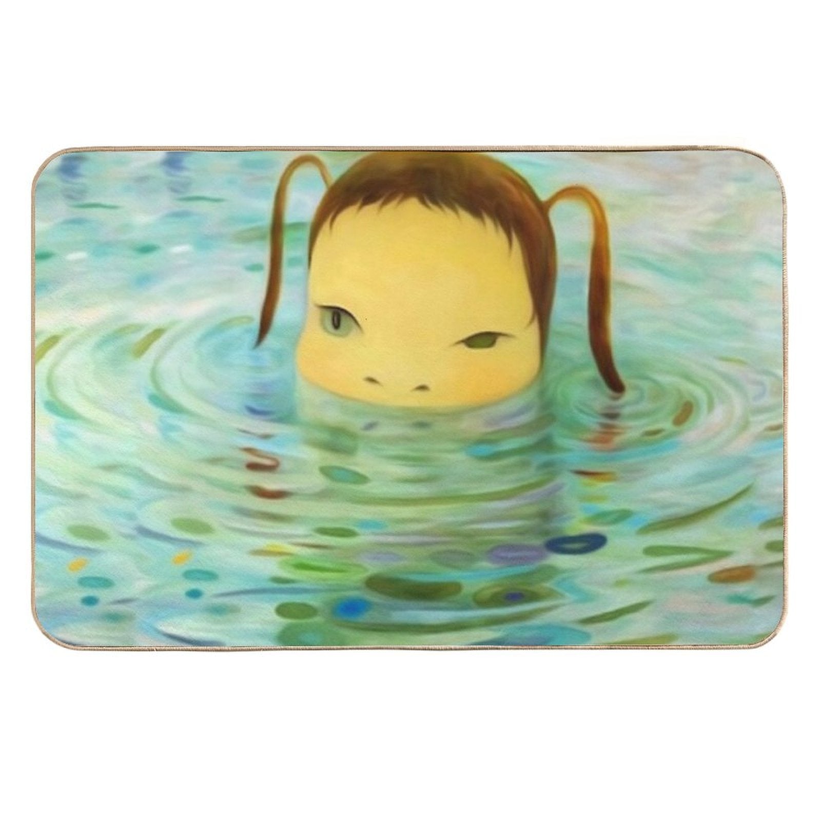 Yoshitomo Nara Pop Art  Absorbent Bath Mat