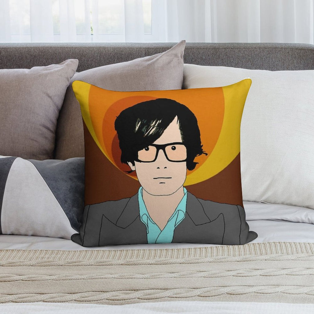 Jarvis Cocker Soft Luxury Feel Throw Pillow
