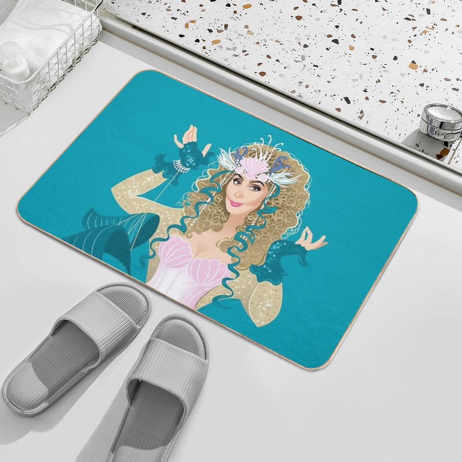 Mrs. Flax  Odorless Bath Mat