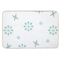 Atomic Age Sputnik Starbursts Winter Green  Anti-Trip Bath Mat