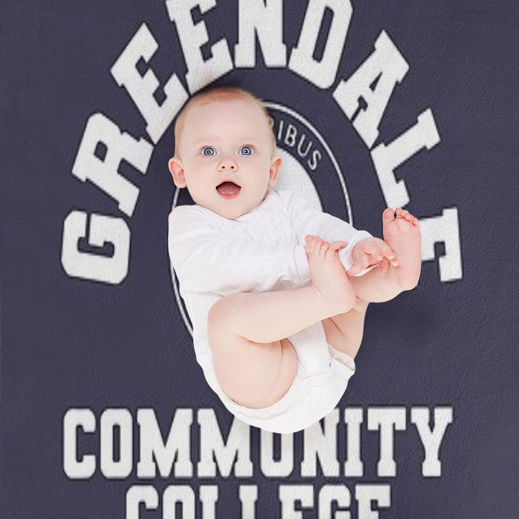 Greendale Community Collage Travel-friendly Throw Blanket