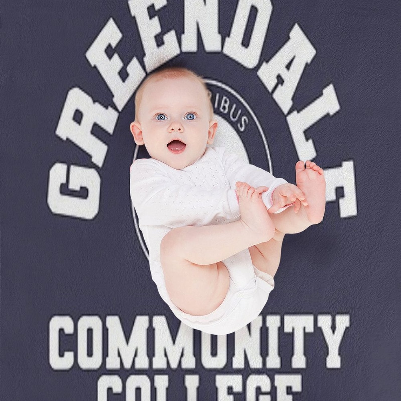 Greendale Community Collage Travel-friendly Throw Blanket