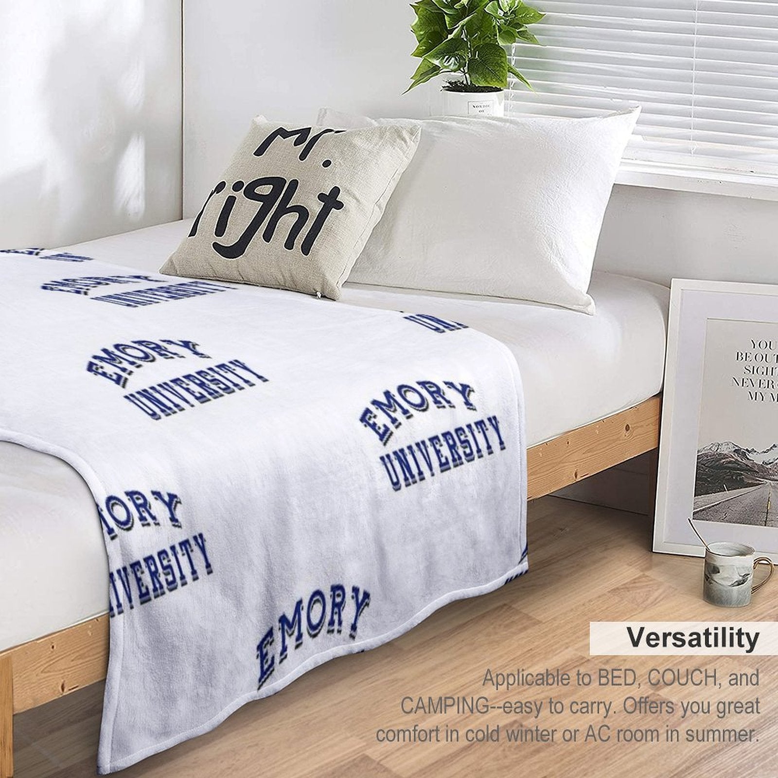 Emory University Lightweight Throw Blanket