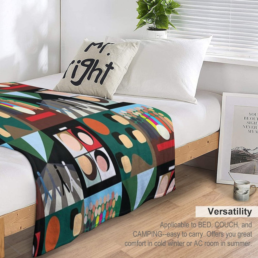 The Beatles Minimal Album Covers Compact Throw Blanket