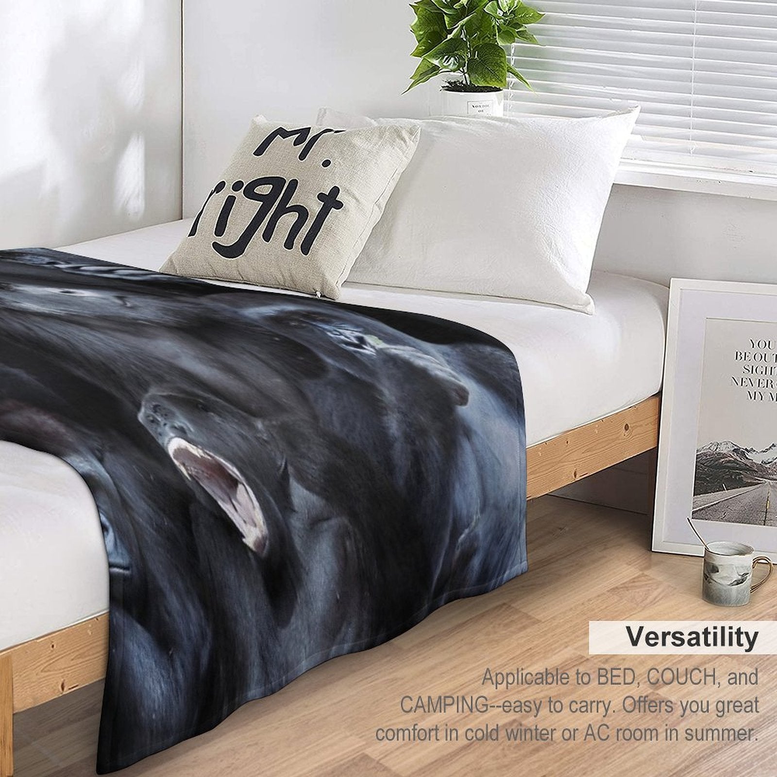 Gorillas Quick-dry Throw Blanket