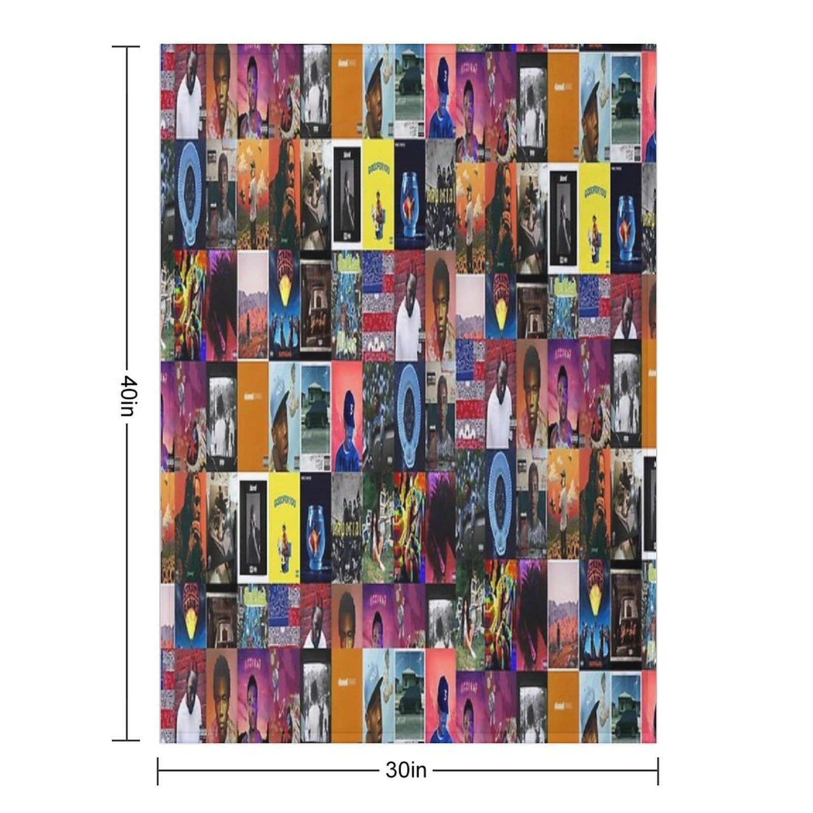 Hip Hop Wrinkle-free Throw Blanket