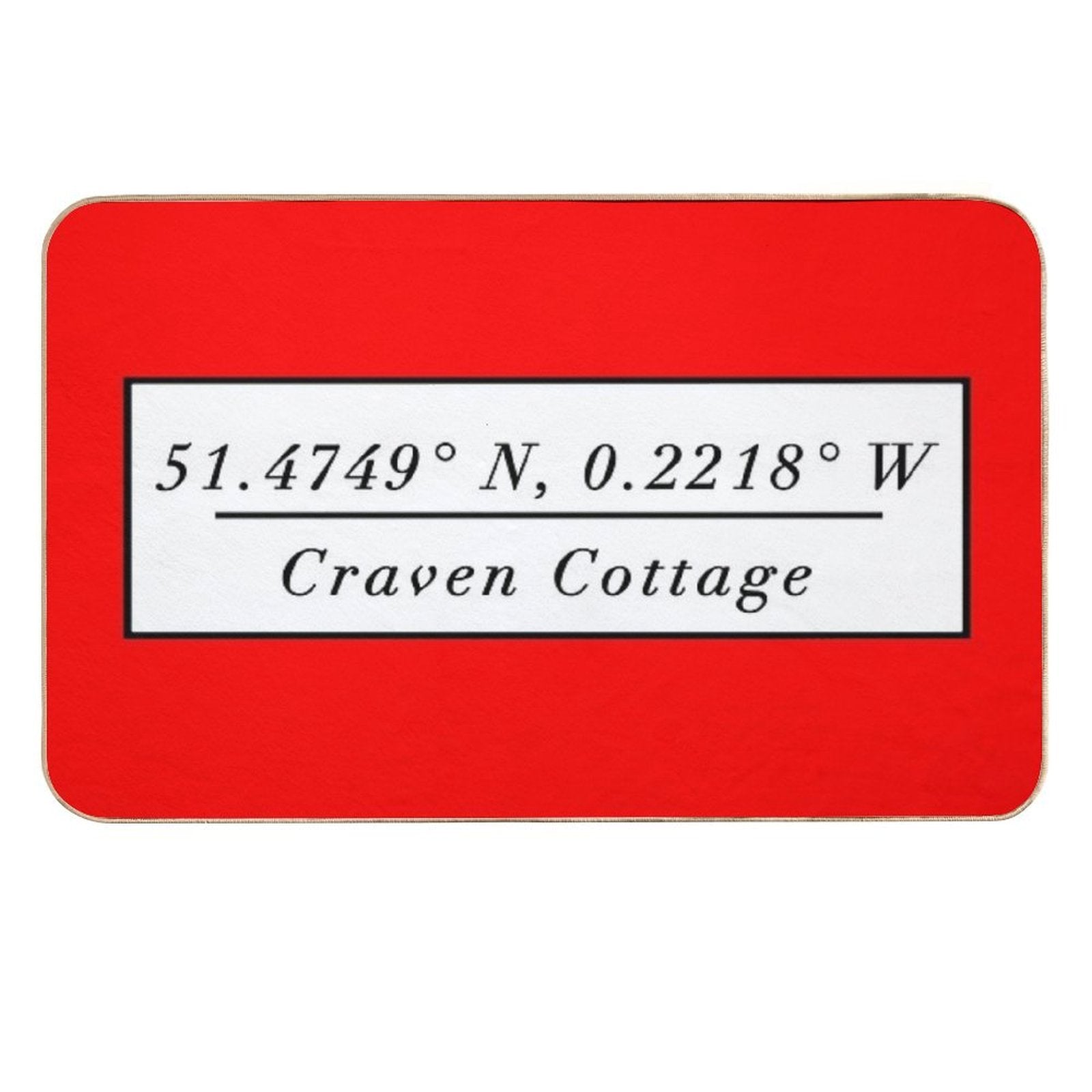 Craven Cottage  Pet-Safe Bath Mat