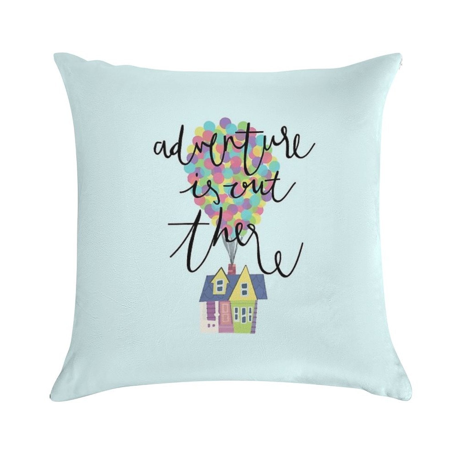 Adventure Is Out There Soft Shrink-Resistant Throw Pillow