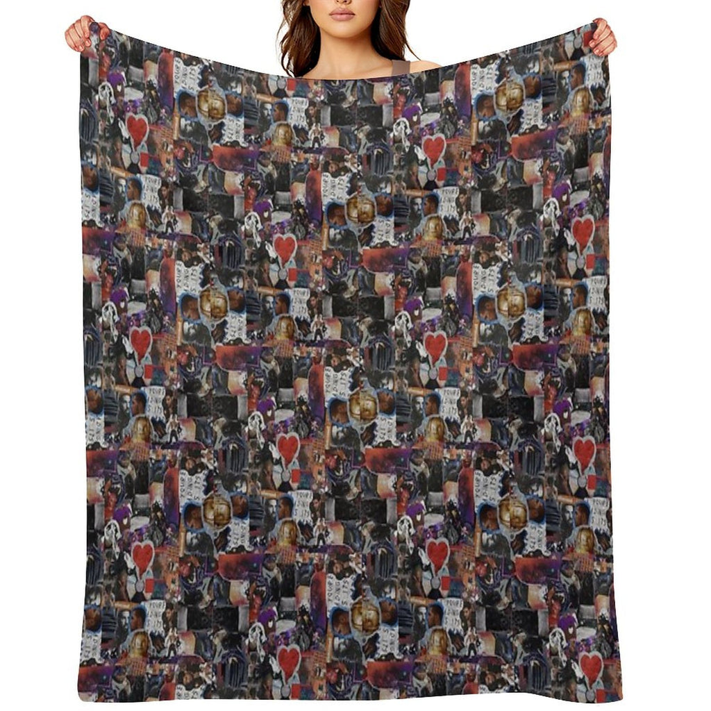 Fashion Artwork Album Compact Throw Blanket