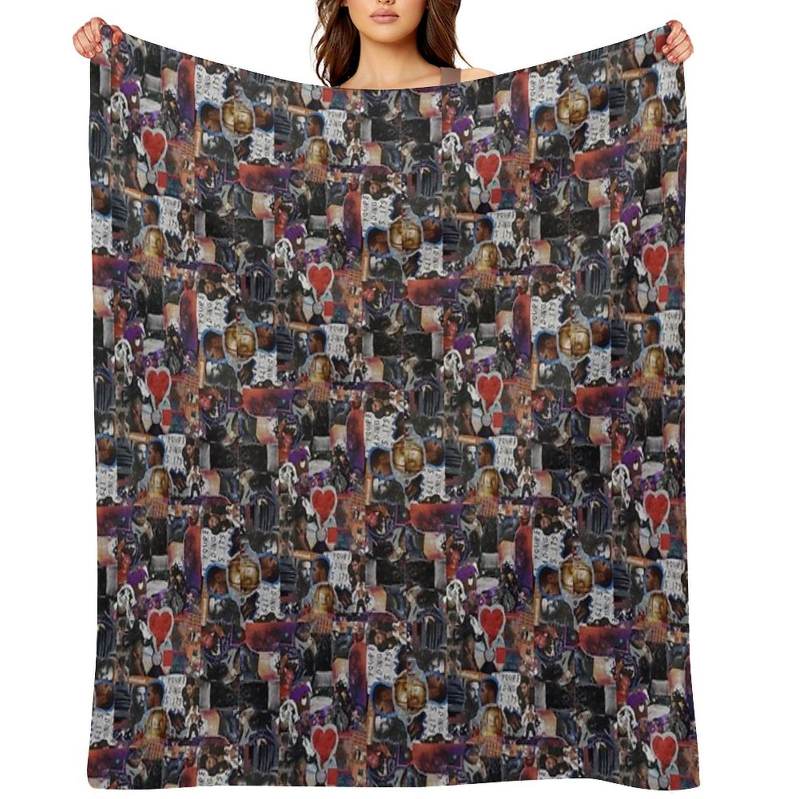 Fashion Artwork Album Compact Throw Blanket