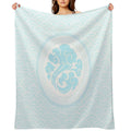 Gusu Lan Logo All-season Throw Blanket