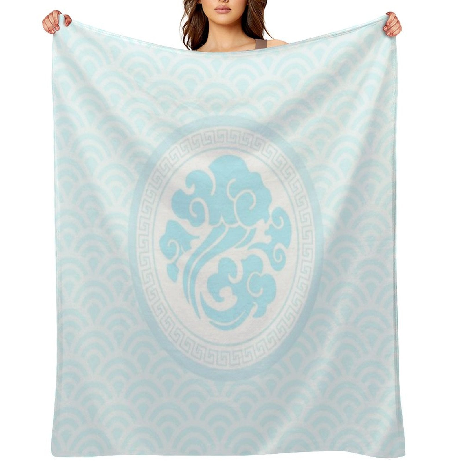 Gusu Lan Logo All-season Throw Blanket