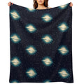 8bit Galaxy M104 Easy Care Throw Blanket