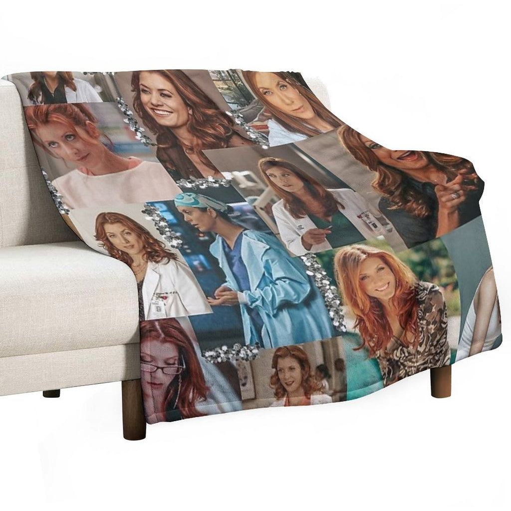Addison Montgomery Collage ) All-season Throw Blanket