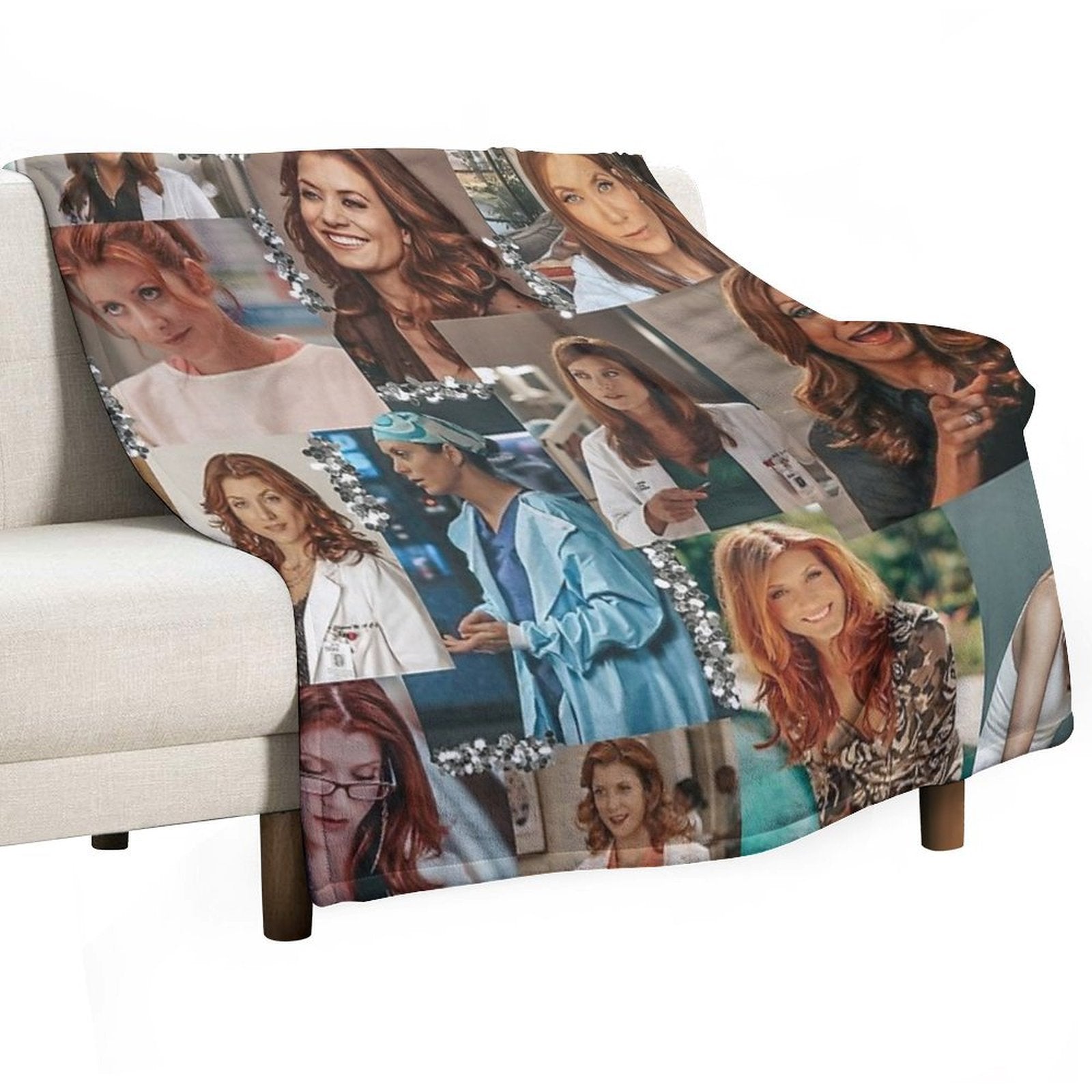 Addison Montgomery Collage ) All-season Throw Blanket