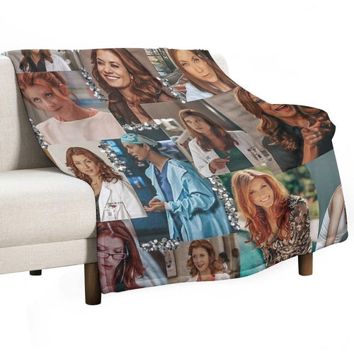 Addison Montgomery Collage ) All-season Throw Blanket