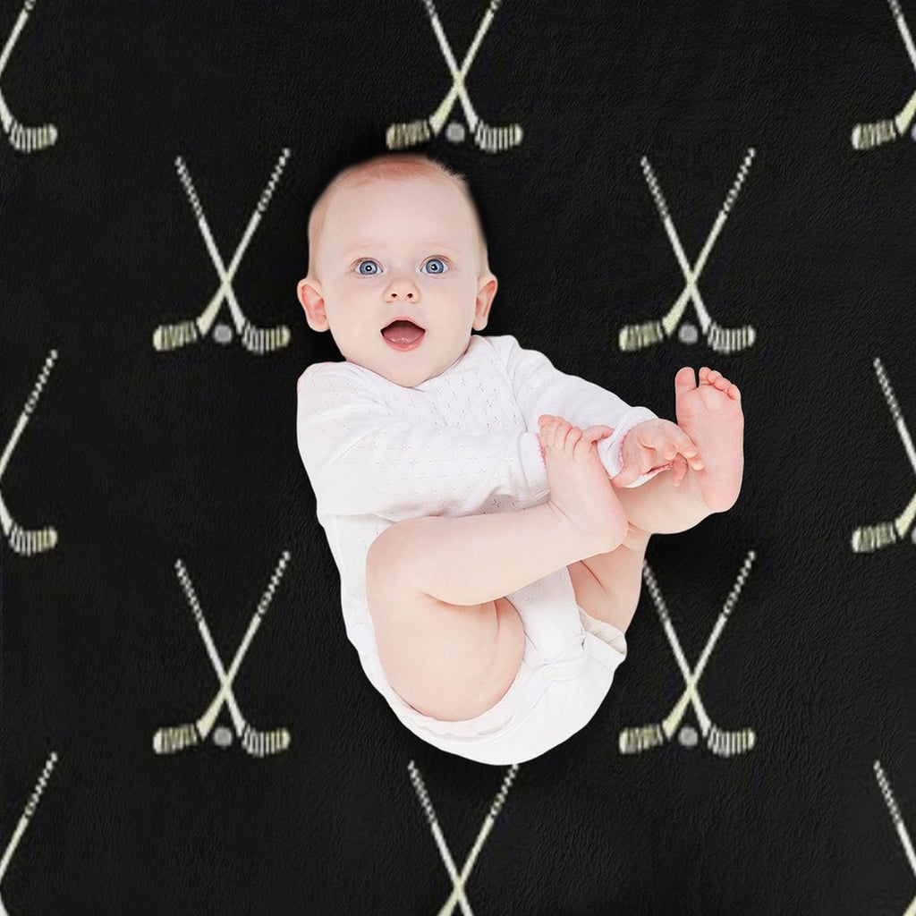 Hockey Sticks Travel-friendly Throw Blanket